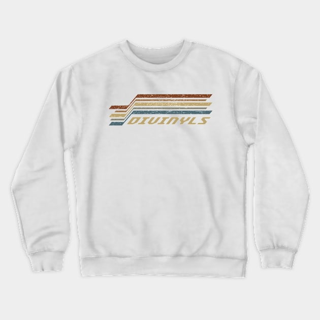 Divinyls Stripes Crewneck Sweatshirt by orovein